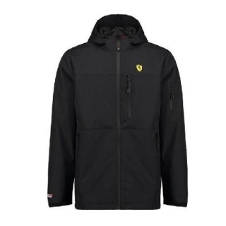 FERRARI SF FW MEN RAIN JACKET BLACK - M - 130181004-100-M - Teknashop Ltd