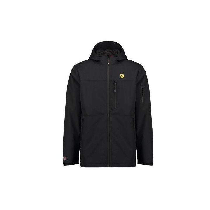 FERRARI SF FW MEN RAIN JACKET BLACK - M - 130181004-100-M - Teknashop Ltd