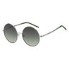 HUGO BOSS SUNGLASSES SILVER GREEN METAL