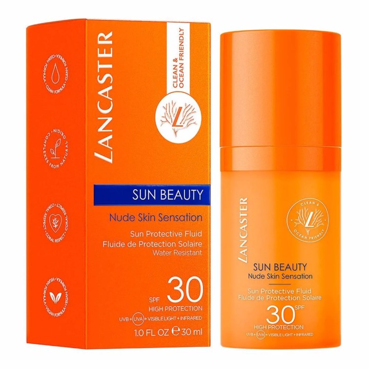 Lancaster Sun Beauty Fluido Facial Protector Spf30 30ml - unisex - Teknashop Ltd