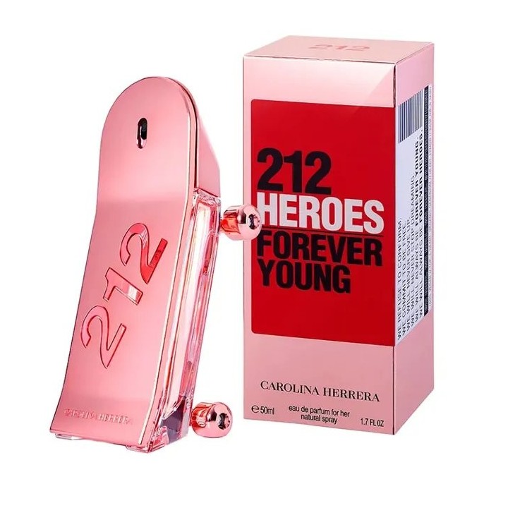 Carolina Herrera 212 Heroes For Her Eau De Perfume Spray 50ml - unisex - Teknashop Ltd