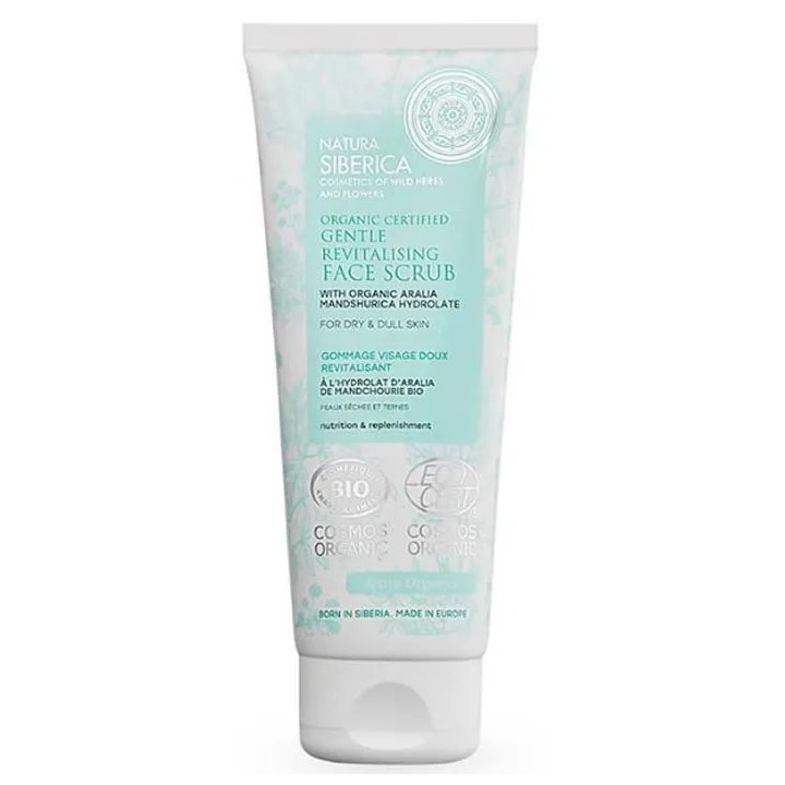 Natura Siberica Gentle Revitalizing Face Scrub 100ml - unisex - Teknashop Ltd