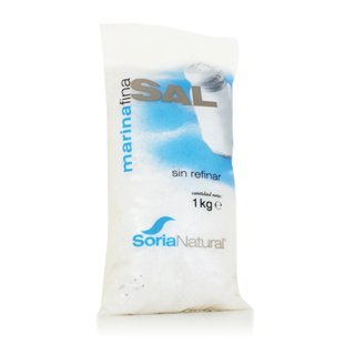 Alecosor Sal Marina Fina Sin Refinar 1 Kg - unisex - Teknashop Ltd