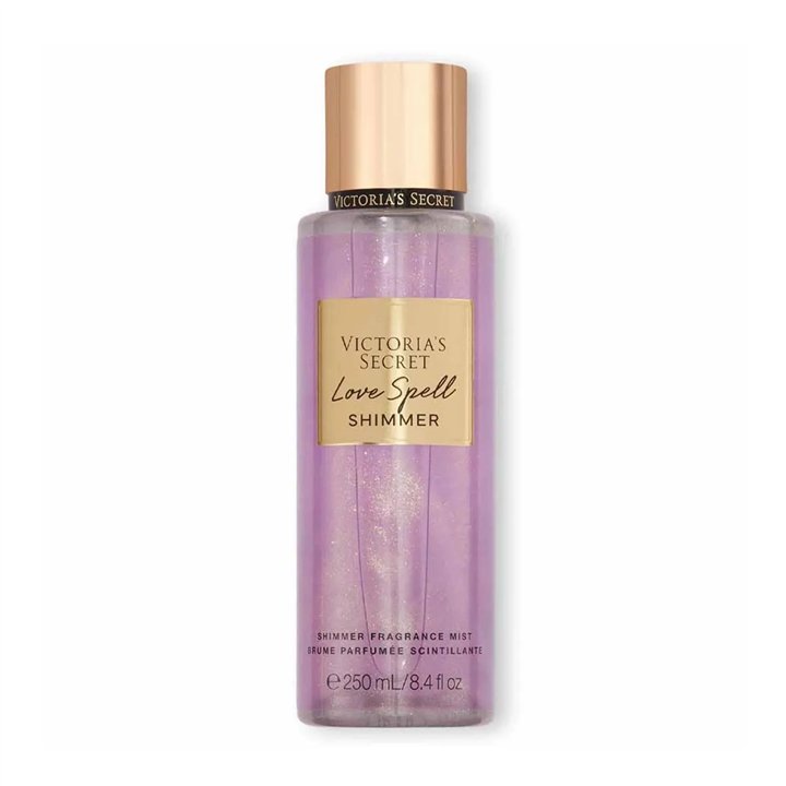 Victoria's Secret Victorias Secret Love Spell Shimmer Fragrance Mist 250ml Spray - unisex - Teknashop Ltd