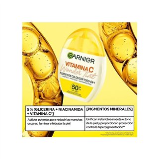 Garnier Vitamina C Wonder Tint Fluido Con Color Spf50 Medio 40ml - unisex - Teknashop Ltd