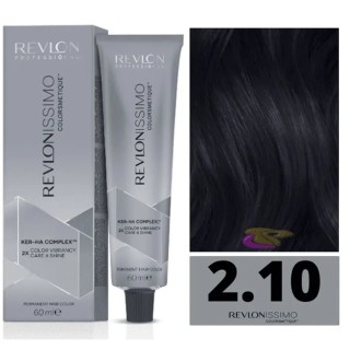 Revlon Revlonissimo Colorsmetique 2,10 Bluish Black 60ml - unisex - Teknashop Ltd
