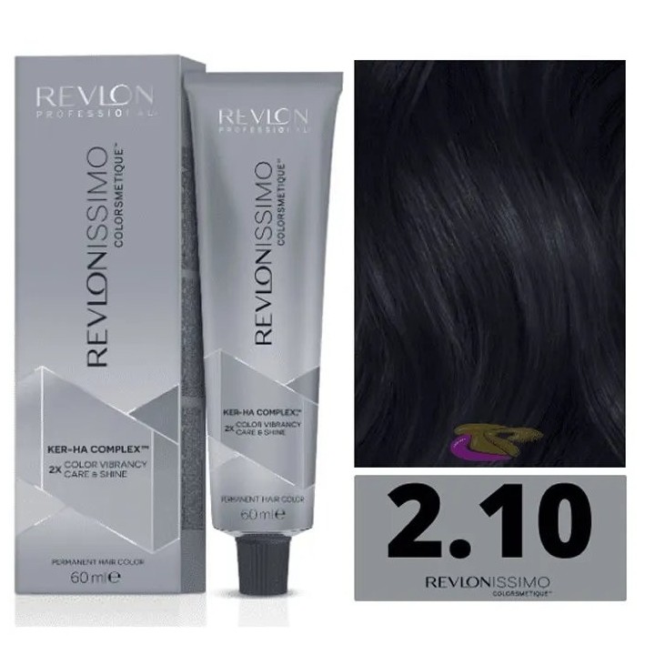 Revlon Revlonissimo Colorsmetique 2,10 Bluish Black 60ml - unisex - Teknashop Ltd