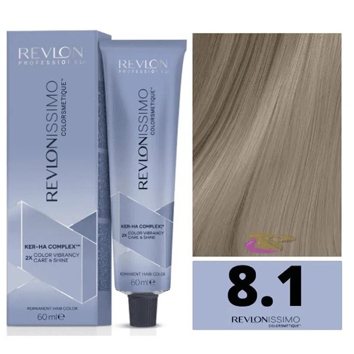 Revlon Revlonissimo Colorsmetique 8,1 Light Ash Blonde 60ml - unisex - Teknashop Ltd