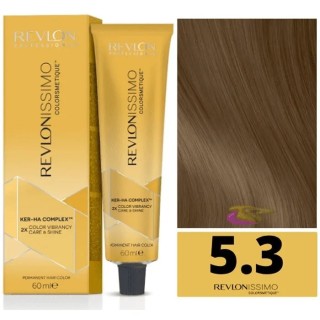 Revlon Revlonissimo Colorsmetique 5,3 Light Golden Brown 60ml - unisex - Teknashop Ltd