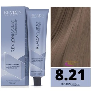 Revlon Revlonissimo Colorsmetique 8,21 Light Blonde Iris Ash 60ml - unisex - Teknashop Ltd