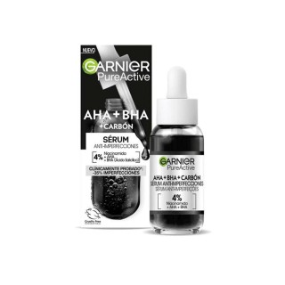 Garnier Pure Active Aha Bha Carbón Sérum Anti-Imperfecciones 30ml - unisex - Teknashop Ltd