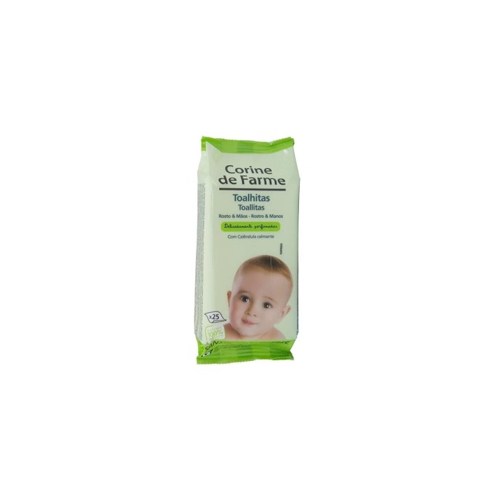 Corine De Farme Corine De F Toallitas Rostro y Manos Pieles Sensibles 25 Ud - unisex - Teknashop Ltd