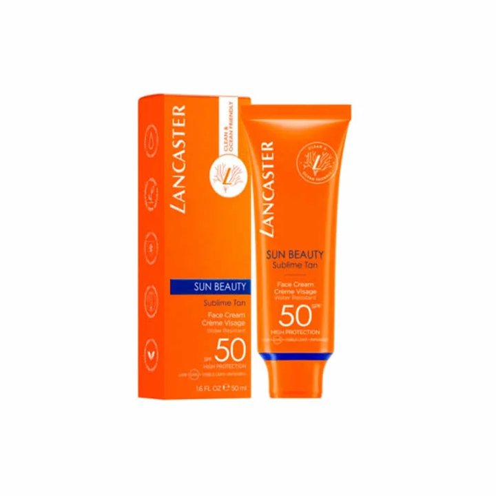 Lancaster Sun Beauty Sublime Tan Face Cream Spf50 50ml - unisex - Teknashop Ltd