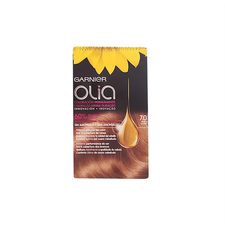 Garnier Olia Permanent Coloring 7,0 Blond - unisex - Teknashop Ltd