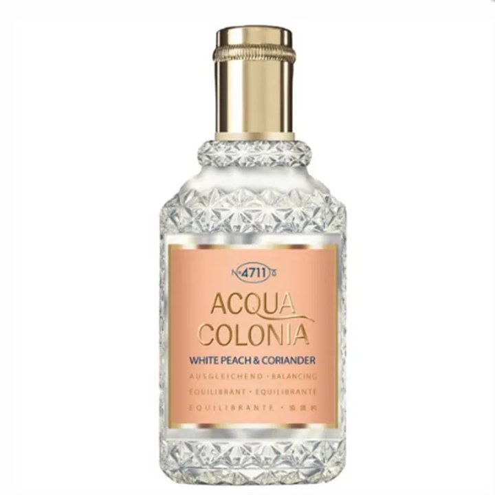 4711 Acqua Colonia White Peach & Coriander Eau De Cologne Spray 50ml - unisex - Teknashop Ltd