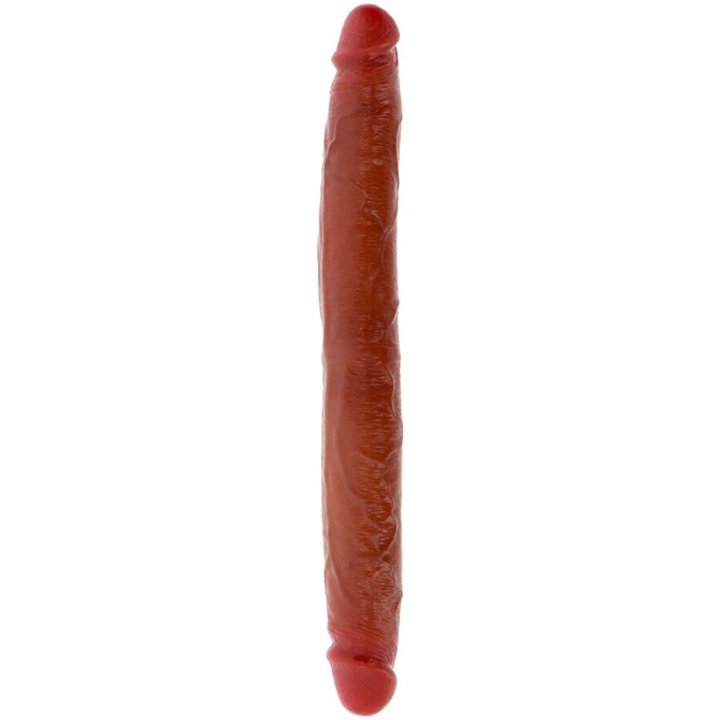 GET REAL - DOUBLE-ENDED SILICONE DILDO CARAMEL 35 CM - D-244989 - Teknashop Ltd