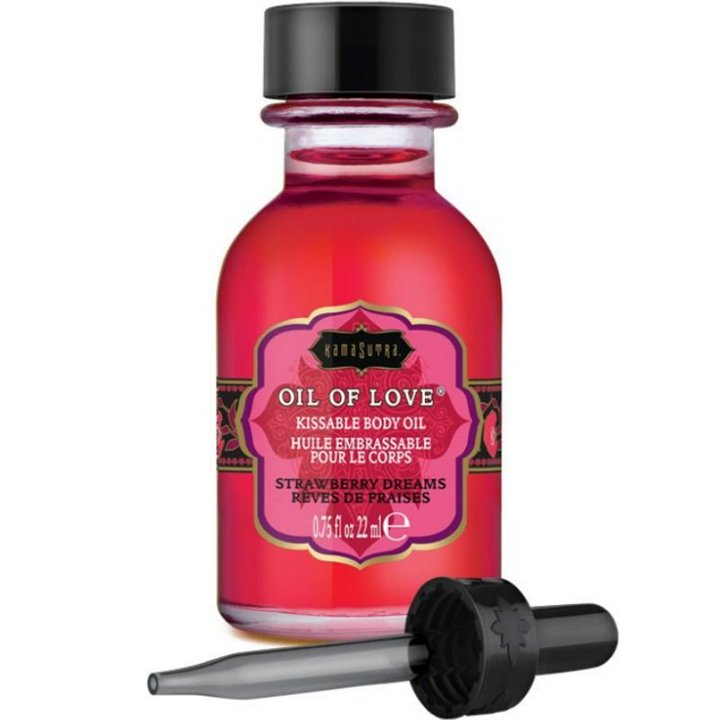 KAMASUTRA - EDIBLE OIL - STRAWBERRIES 22 ML - D-215297 - Teknashop Ltd