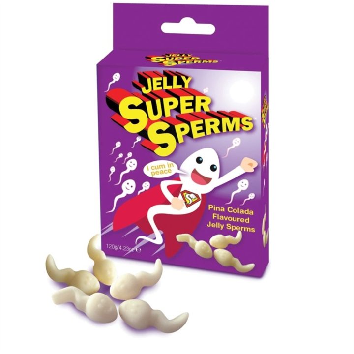 SPENCER & FLEETWOOD - JELLY SUPER SPERM GUMMIES FORM SPERM 120 GR - D-222787 - Teknashop Ltd