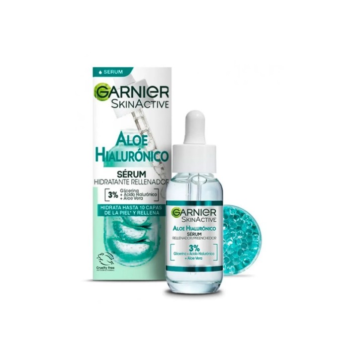 Garnier Skinactive Aloe Hialurónico Sérum 30ml - unisex - Teknashop Ltd