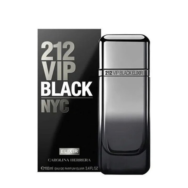 Carolina Herrera 212 VIP Black Eau de Parfum Elixir Spray 100ml - unisex - Teknashop Ltd