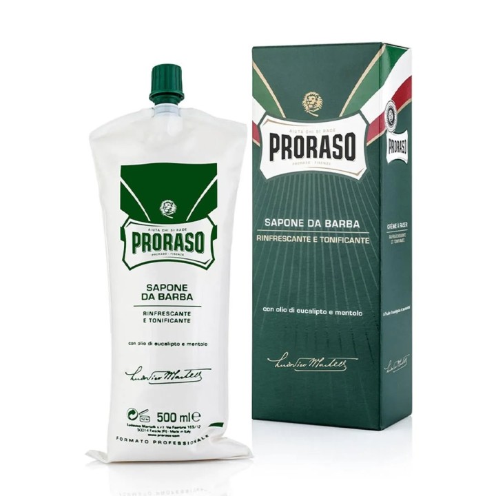 Proraso Profesional Crema De Afeitado Eucalipto-Mentol 500ml - unisex - Teknashop Ltd