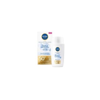 Nivea Sun Triple Proteccion Fluido Ultraligero Facial Spf50 40ml - unisex - Teknashop Ltd