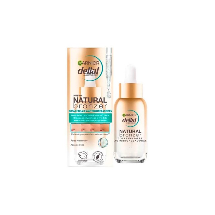 Delial Natural Bronzer Gotas Faciales Autobornceadoras 30ml - unisex - Teknashop Ltd