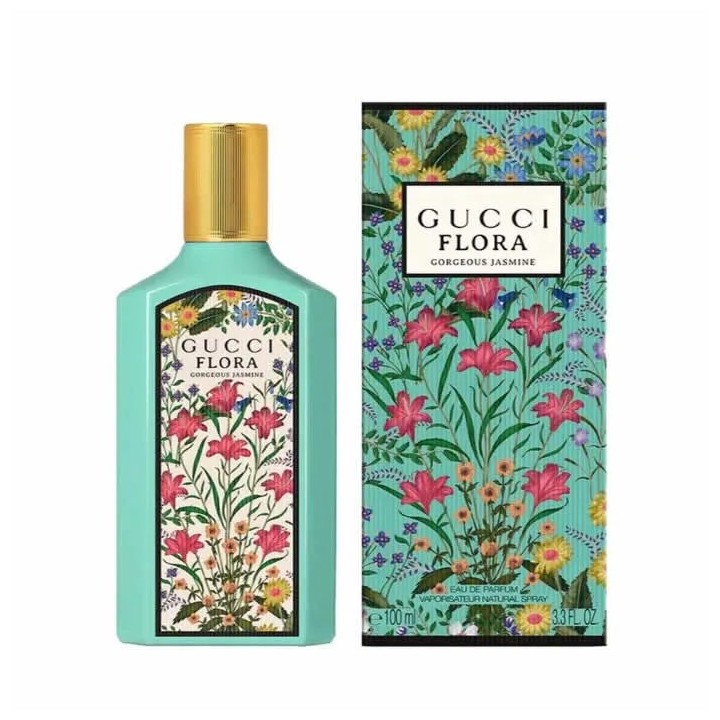 Gucci Flora Gorgeous Jasmine Eau De Parfum Spray 100ml - unisex - Teknashop Ltd