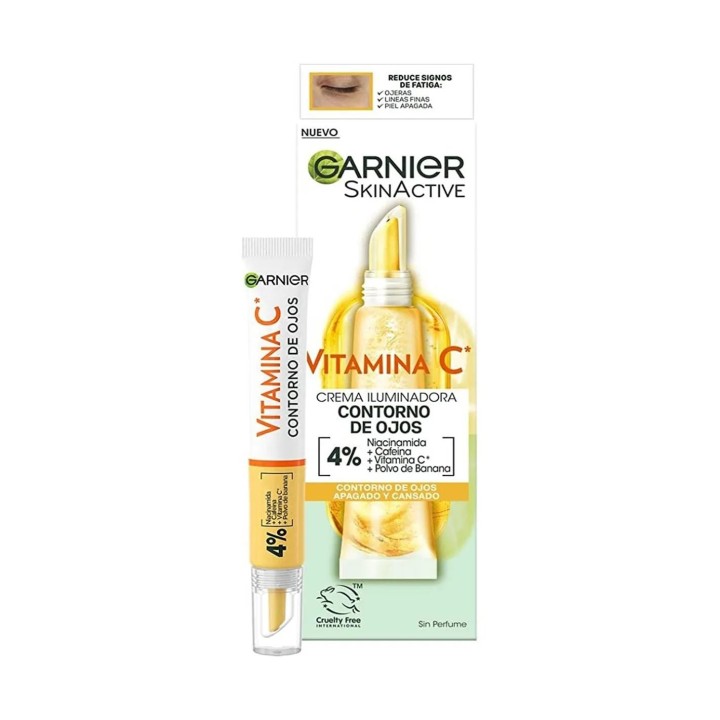 Garnier Skinactive Vitamina C Crema Iluminador Contorno De Ojos 15ml - unisex - Teknashop Ltd