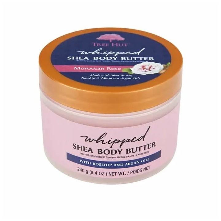 Tree Hut Moroccan Rose Whipped Shea Body Butter 240g - unisex - Teknashop Ltd
