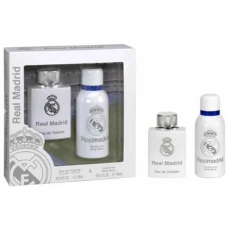 Real Madrid Eau De Toilette Spray 100ml Set 2 Pieces - unisex - Teknashop Ltd