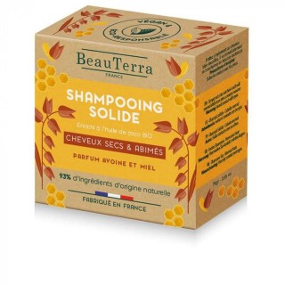 Beauterra Solide Champú De Avena y Miel 75g - unisex - Teknashop Ltd