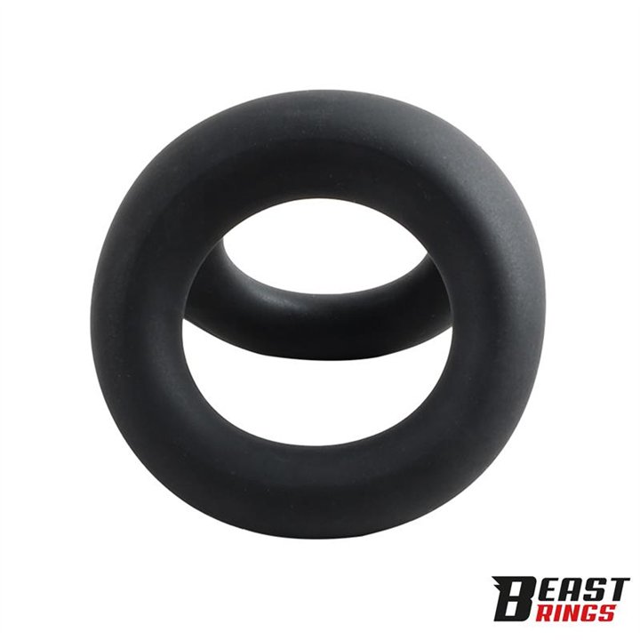 Double Penis Ring Liquid Silicone 27/30 mm - BR-213 - Teknashop Ltd