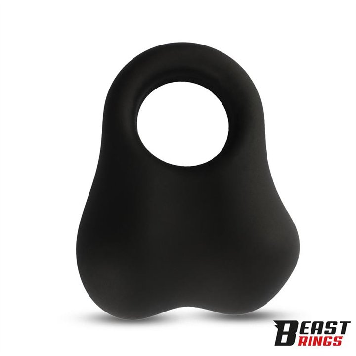 Penis Ring with Glass Balls Liquid Silicone 30 mm - BR-211 - Teknashop Ltd