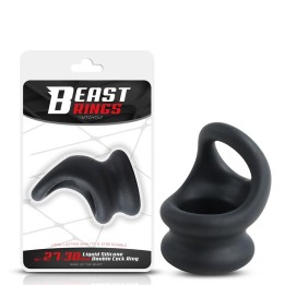 Double Penis Ring Liquid Silicone 27/30 mm - BR-201 - Teknashop Ltd