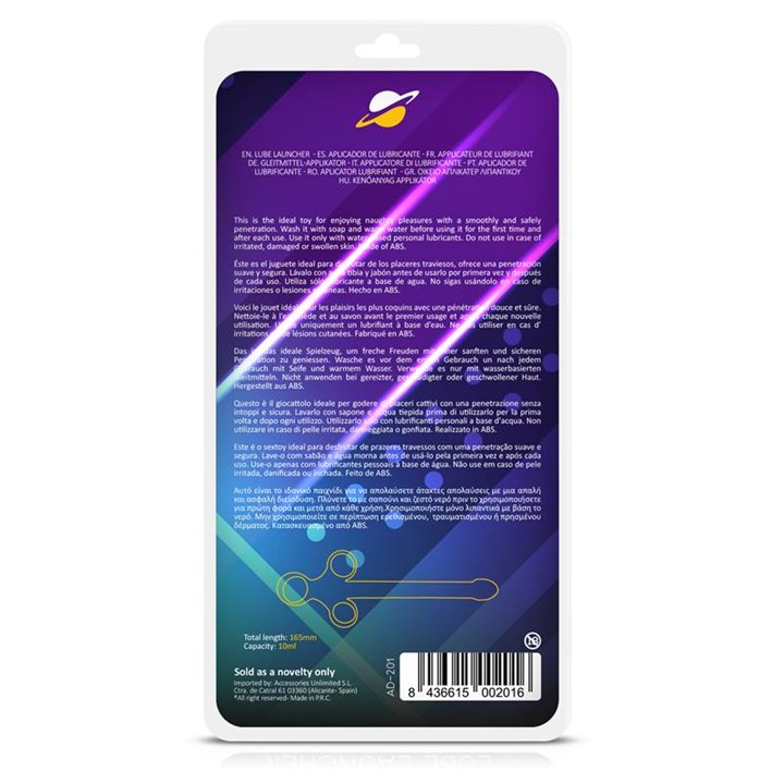 Anal Lube Launcher 10 ml - AD-201 - Teknashop Ltd