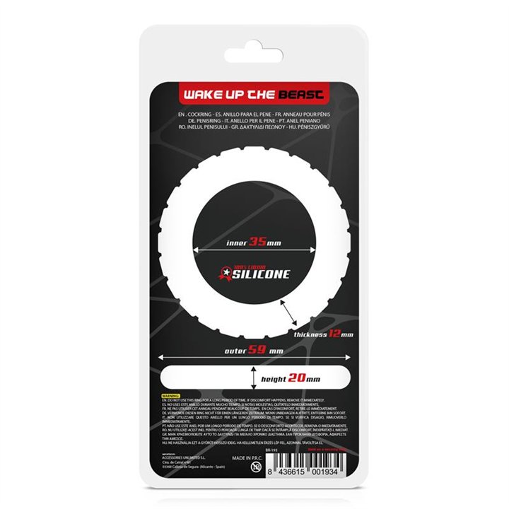 Cock Ring Turbine Liquid Silicone 35 mm - BR-193 - Teknashop Ltd