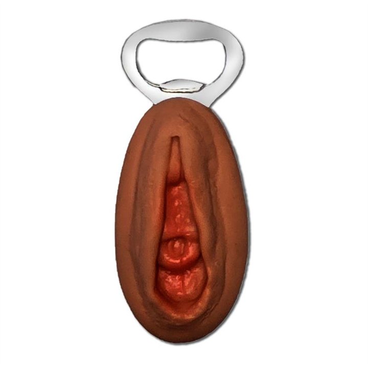 Vagina-shaped bottle opener Brown - 8412345053184 - Teknashop Ltd
