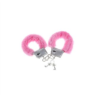 Handcuffs with Fur Pink - 8412345035654 - Teknashop Ltd