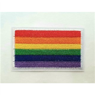 LGBT+ Pride Rectangular Cloth Patch - 8412345046216 - Teknashop Ltd