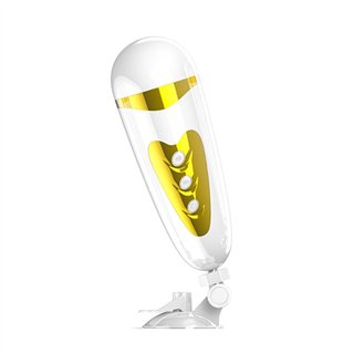 Masturbator Sally White and Golden Vagina - BM-00900T50-3 - Teknashop Ltd