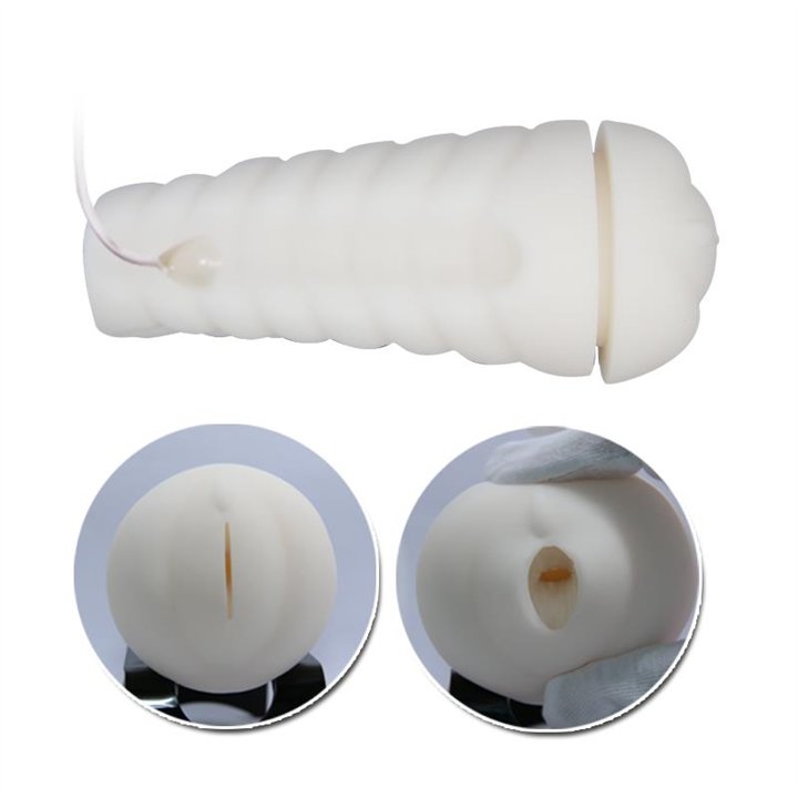 Masturbator Sally White and Golden Vagina - BM-00900T50-3 - Teknashop Ltd