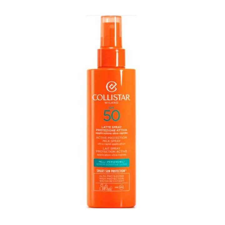 Collistar Spray Solar Leche Protección Activa Spf50 200ml - unisex - Teknashop Ltd
