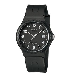 CASIO COLLECTION Mod. CLASSIC, DATA - FULL BLACK - WW.MW-59-1BVDF - Teknashop Ltd