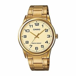 CASIO COLLECTION Mod. ONLY TIME, GOLD - CHAMPAGNE - WW.MTP-V001G-9BUDF - Teknashop Ltd
