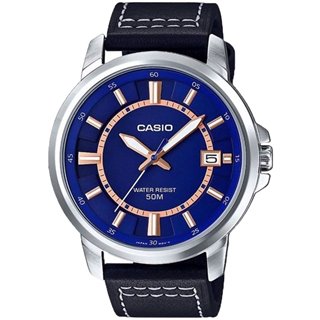 CASIO COLLECTION Mod. BOLD - BLUE - WW.MTP-E130L-2A - Teknashop Ltd
