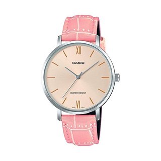CASIO COLLECTION Mod. MINIMAL, LEATHER - ANTIQUE PINK - WW.LTP-VT01L-4BUDF - Teknashop Ltd