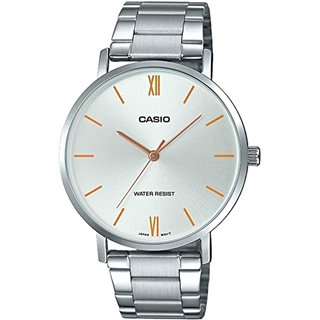 CASIO COLLECTION Mod. MINIMAL - ARGENTÈE - WW.MTP-VT01D-7BUDF - Teknashop Ltd