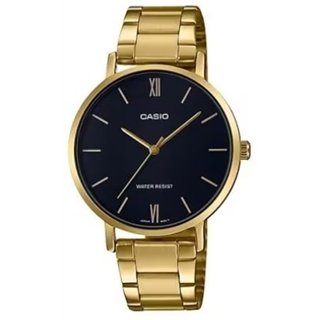 CASIO COLLECTION Mod. MINIMAL GOLD - BLACK - WW.LTP-VT01G-1BUDF - Teknashop Ltd