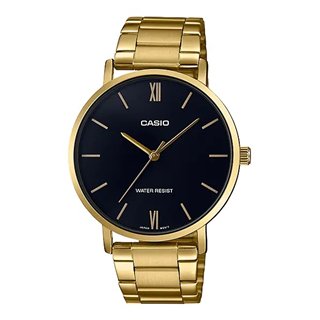 CASIO COLLECTION Mod. MINIMAL GOLD - BLACK - WW.MTP-VT01G-1BUDF - Teknashop Ltd